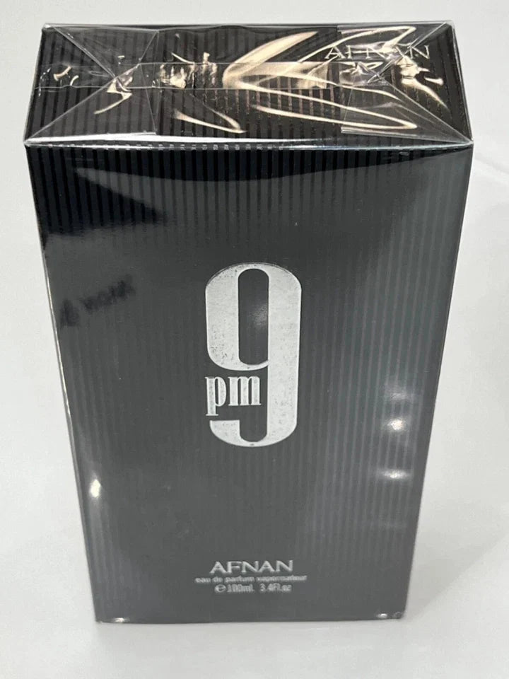 Afnan 9 PM Eau de Parfum Spray for Men 3.4 oz / 100ml Long Lasting Fragrance
