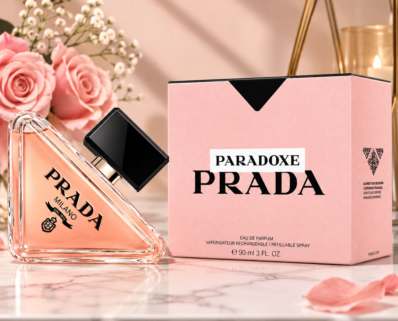 Prada Paradoxe Eau de Parfum for Women 90 mL / 3.0 oz New in Box