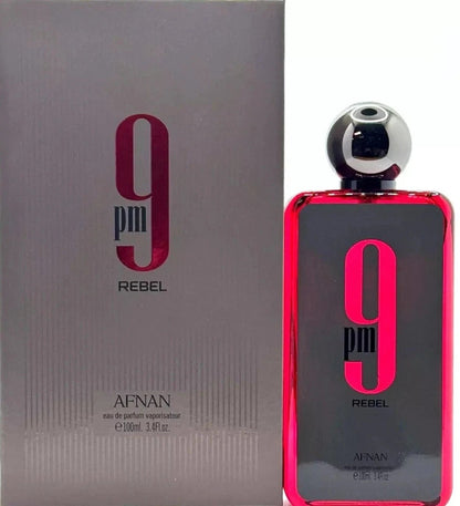 Afnan 9PM Rebel Eau de Parfum EDP for Men 3.4 fl oz 100ml