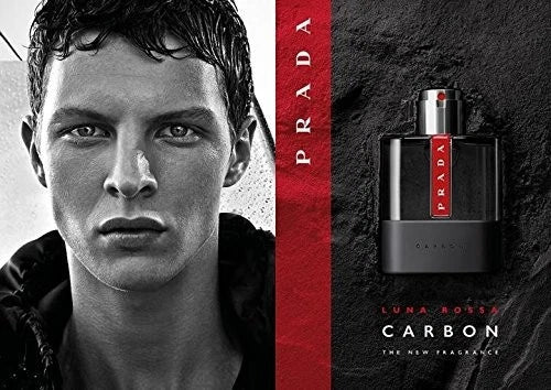 Prada Luna Rossa Carbon Eau de Toilette for Men 100 mL / 3.4 oz